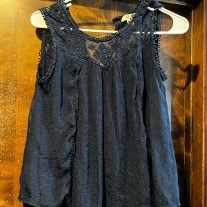 Lace Tank. Light weight size petite small. Style and Co. Brand.